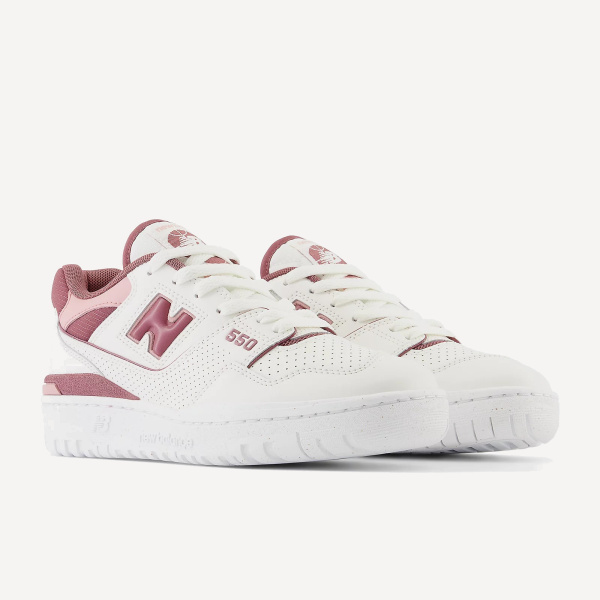 Кроссовки BBW550DP Ws (RU 38 USw 8 СМ 25; белый/розовый)
